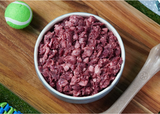 Beef Hearts Mince Raw Dog Food
