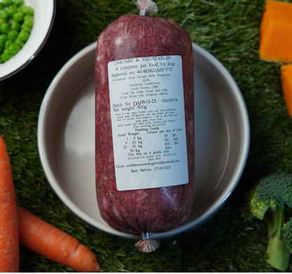 Duck & Veg Mince Raw Dog Food